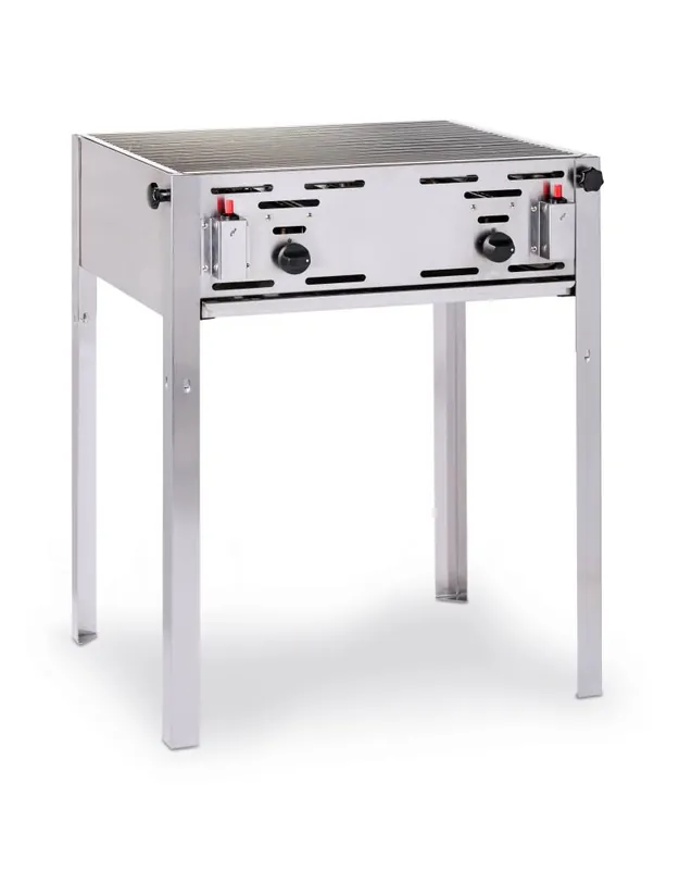 Roast Master Maxi BBQ - Slagers Barbecue + Grillrooster - Butaan & Propaangas- 650x540x840(h)mm Bestel Nu