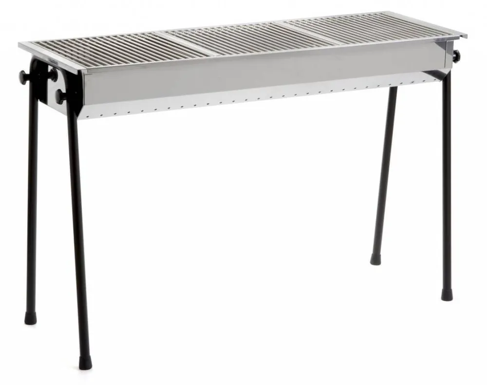 Houtskool bbq Resto - 3 roosters - 1130x380x(h)770mm Laatste Kans