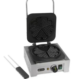 Wafelijzer hartvorm - 2,2kW - gietijzer Direct Verzonden
