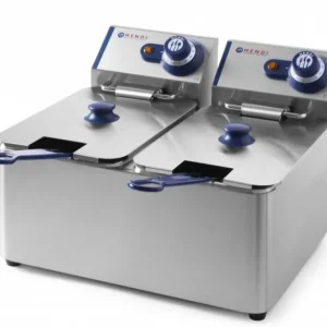 Friteuse 2x6L - Elektrisch - 2x3,3kW - 550x430x(H)290(h)mm Laatste Versie