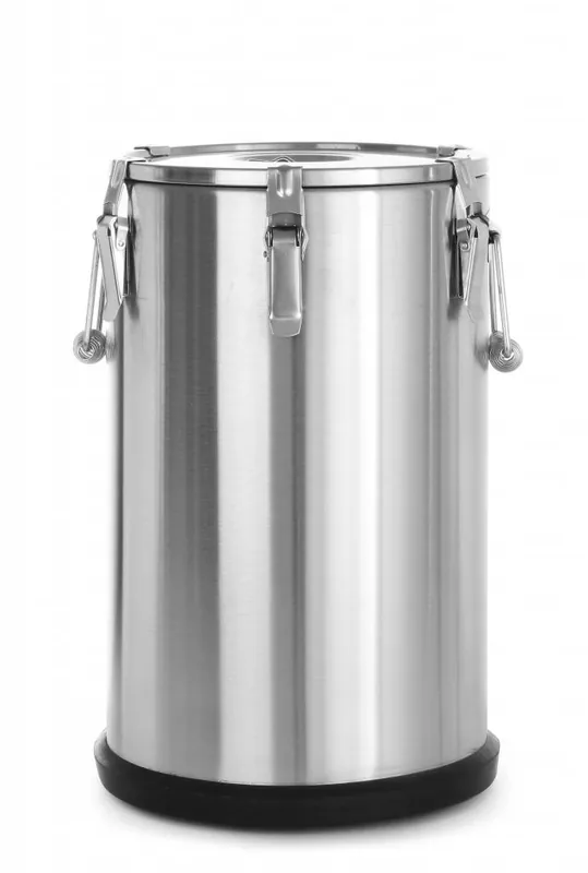 Populair Gamel RVS - Geïsoleerd - 35 Liter - Ø320x(H)550mm - 6-8 uur Voedsel Warmhouder