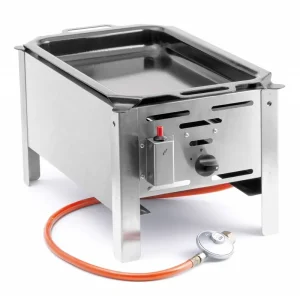 Favoriet Hendi 154601 Barbecue Bake Master Mini - BBQ - Bakplaat Tafelmodel op Gas - Compleet met Toebehoren
