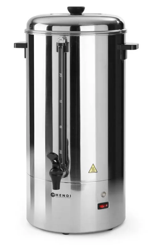 Speciale Aanbieding Percolator HENDI Enkelwandig RVS - Ø310x(H)465mm - 40 Kopjes - 6 Liter - XXL AANBIEDING