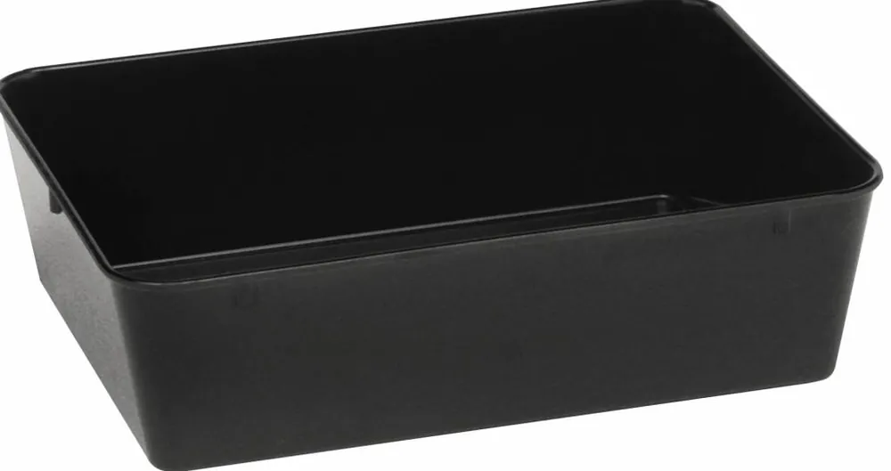 Vleesbak - Zwart Melamine - 280x210x(H)60mm Uitverkoop
