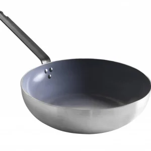 Wokpan aluminium 280 mm - nano keramische-laag GreenLine Beperkte Voorraad