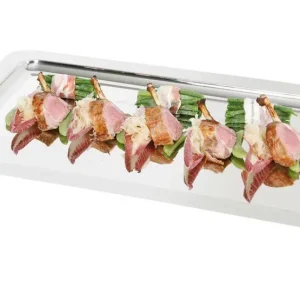 Hete Deal Serveerplateau - Rechthoekig - RVS - GN 1/1 - 530x325x(H)13mm