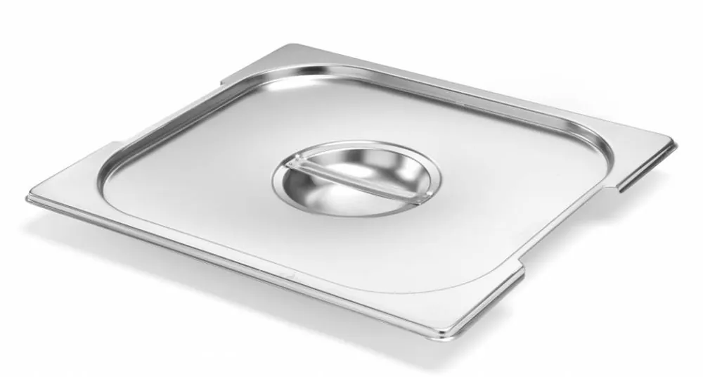 Snelle Levering Gastronorm Deksel 1/1 - RVS - met Uitsparing voor Handgrepen