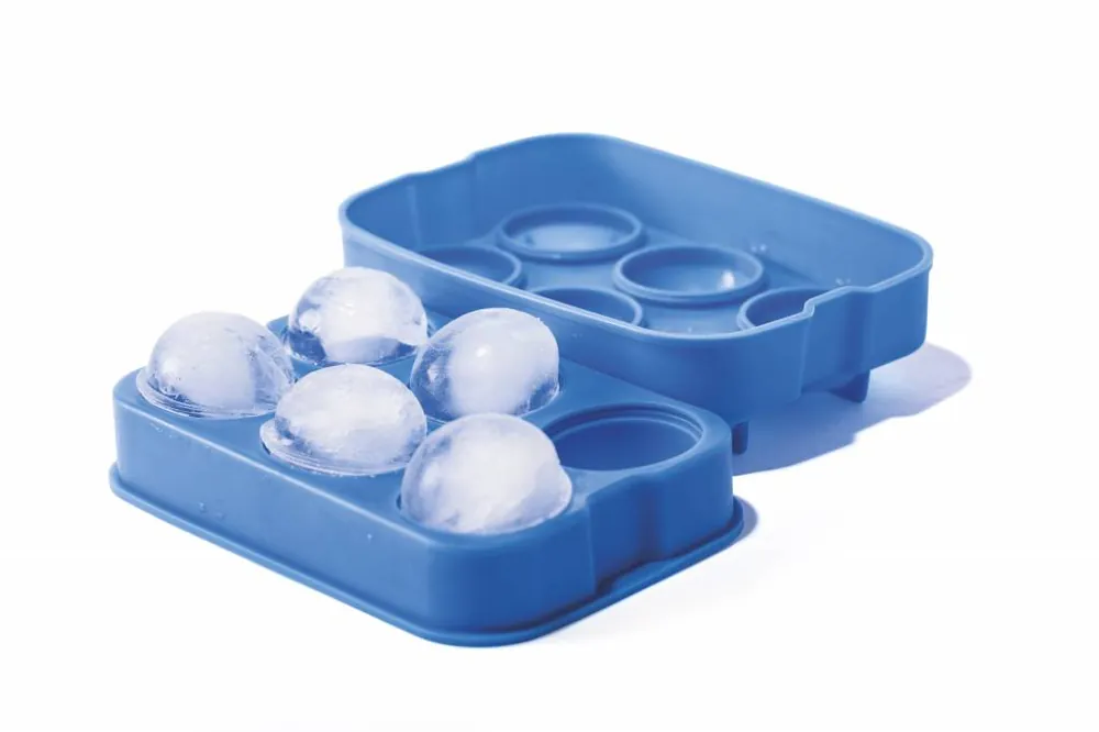 Ijsblokjesvorm Whisky Bol - 6 Vakken - Siliconen Mal - 180x125x(H)50mm Direct Beschikbaar