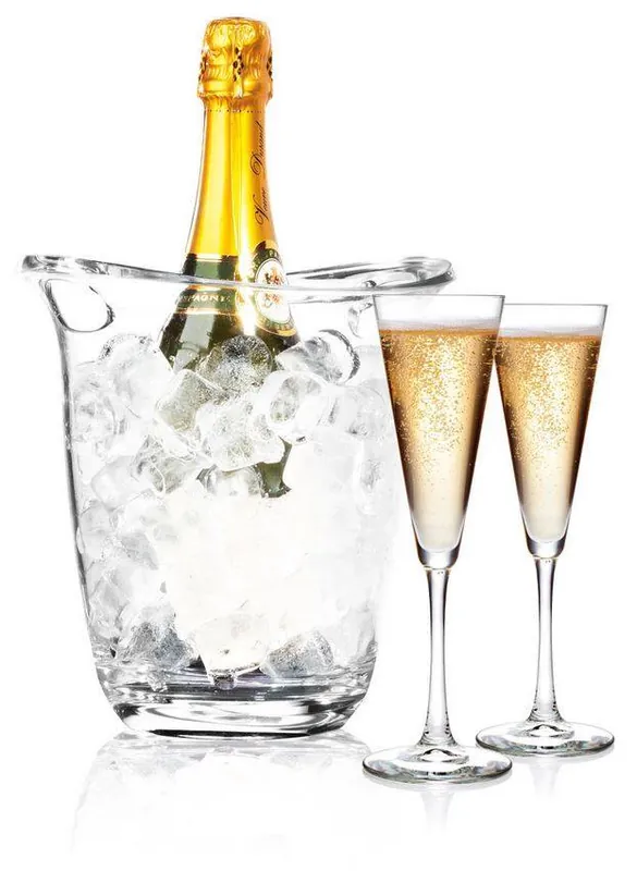 Lage Kosten Wijnkoeler / Champagnekoeler - 220x185x226(h)mm - Transparant
