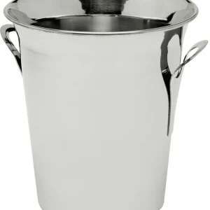 Wijnkoeler XL met Tulpgrepen RVS - 3,5 l - Ø21cm x 21(h)cm Op = Op