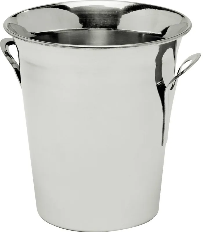 Wijnkoeler XL met Tulpgrepen RVS - 3,5 l - Ø21cm x 21(h)cm Op = Op