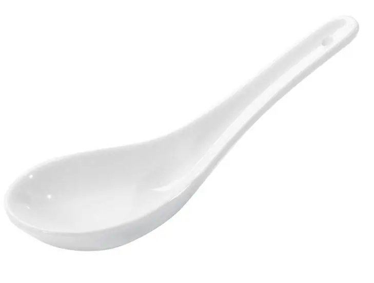 Beperkt Aanbod Sauslepel - 133x43x26 mm - Set 6 - Wit - Porselein