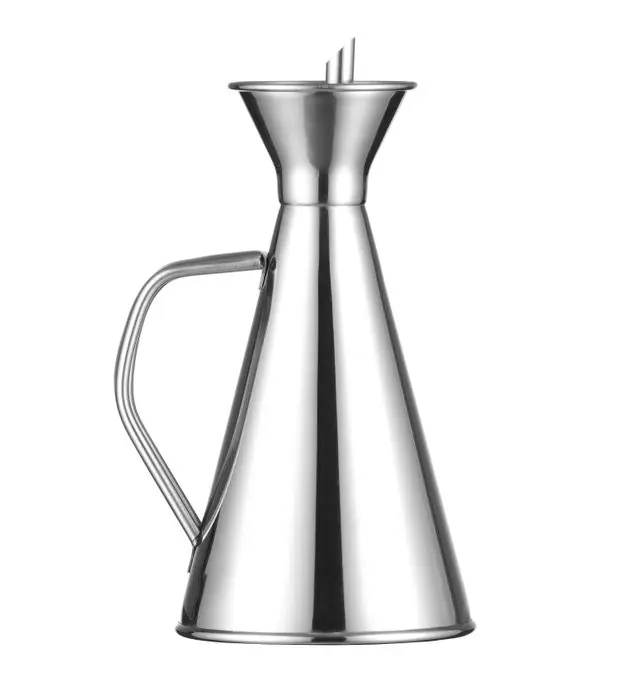 RVS Oliekan - 400ml - Ø70x115(h)mm Nieuw