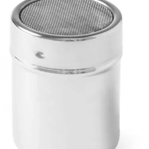 Beperkt Aanbod Strooibus RVS met Gaas - Poederstrooier - Ø55x(H)75mm