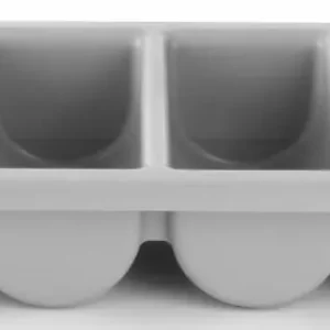 Bestekbak - 4 Vaks - Grijs - GN 1/1 - 100 mm Koop Online