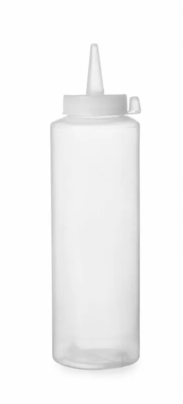 Dispenser Flacon Transparant - per 3 stuks - 20 cl - PE dop PC - 50x(h)185mm Hoge Kwaliteit