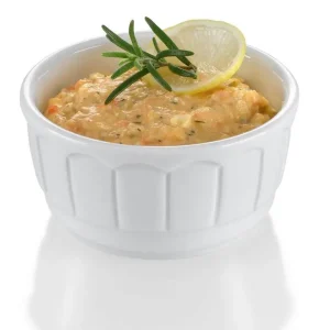 Beperkte Voorraad Ovenschaal - Rond - Rustika - 100x50 mm - Wit - Porselein