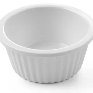 Aanbieding Ramekin 30ml - Ivoorkleurig Melamine - 58x58x27(h)mm - Per 4 Stuks