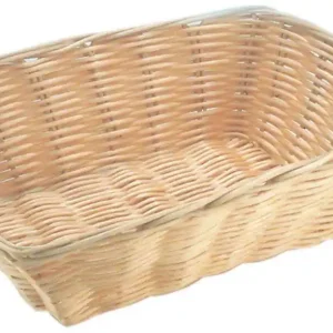 Broodmandje Rechthoekig - Poly Rotan - 230x150x(h)70mm Veilige Betaling