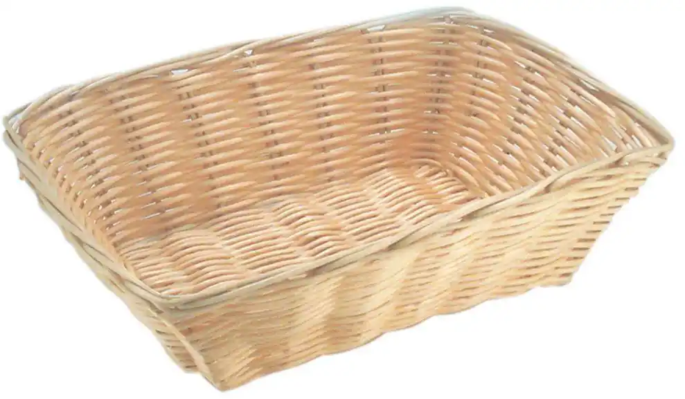 Broodmandje Rechthoekig - Poly Rotan - 230x150x(h)70mm Veilige Betaling