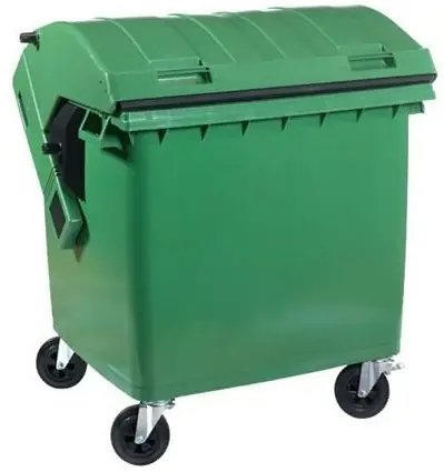 Nu Kopen Afvalcontainer / Maxi-Container op Wielen 1100 Liter groen