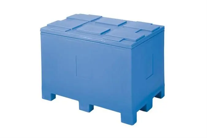 Isotherme Container op Palletvoeten - 450 Liter - 1200 x B 800 x H 850 mm Weekendaanbieding