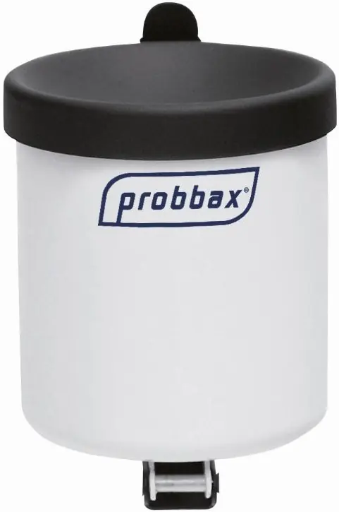 Uitverkoop Ronde Wandasbak 0,5 Liter Tot 150 Peuken zwart