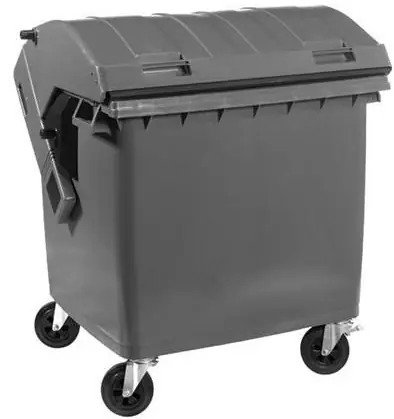 Speciale Aanbieding Afvalcontainer / Maxi-Container op Wielen- 1100 Liter Grijs