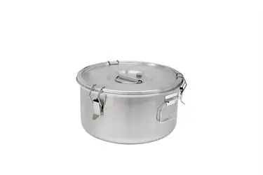 Thermosteel - Soepcontainer - 10 liter - Zijdelingse handvatten - Dubbelwandig RVS AISI 304 - Ø30cm x (h)22.5cm Veilige Betaling