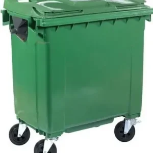 Goedkoop Afvalcontainer / Maxi-Container op Wielen- 770 Liter Groen