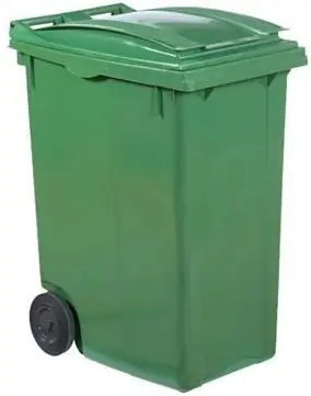 Seizoensaanbieding Afvalcontainer op Wielen- 360 Liter Groen