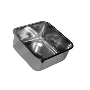 Hoge Kwaliteit XXL Select Inlasspoelbak Comfort Line - 400x400x300mm - Zonder overloop - RVS AISI 304