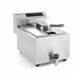 Digitale Friteuse - Mastercook 8 Liter - Met Aftapkraan - 3,5 kW - 300x515x(H)345mm Hoge Kwaliteit