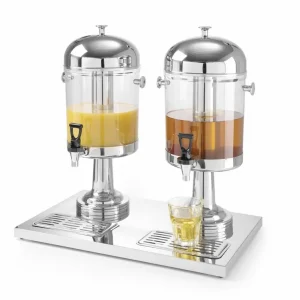 Must-Have Dubbele Sapdispenser - 2x 8 Liter - Non-Drip Tapkraan - 580x350x(H)560mm