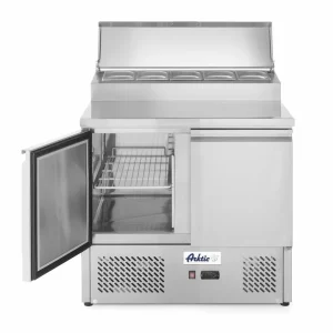 Saladette 2 Deurs - Verhoogde Vitrine - 5x GN 1/6 - 900x700x(H)1040mm Finale Uitverkoop