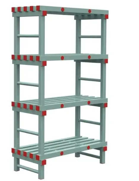Lage Kosten REA Eurostelling 500mm Diep - (H)1300mm- 4 Schappen - Beschikbaar in 6 Breedtes