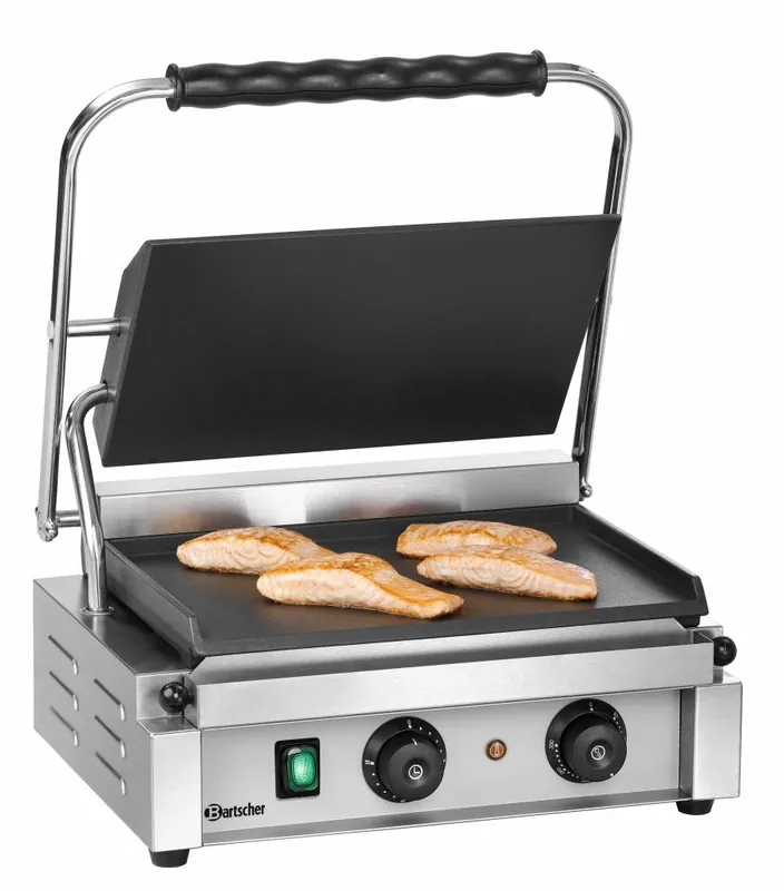 Panini Grill Glad - Geëmailleerd Gietijzer - 2,2 kW - 410x400x(H)200mm Koop Vandaag