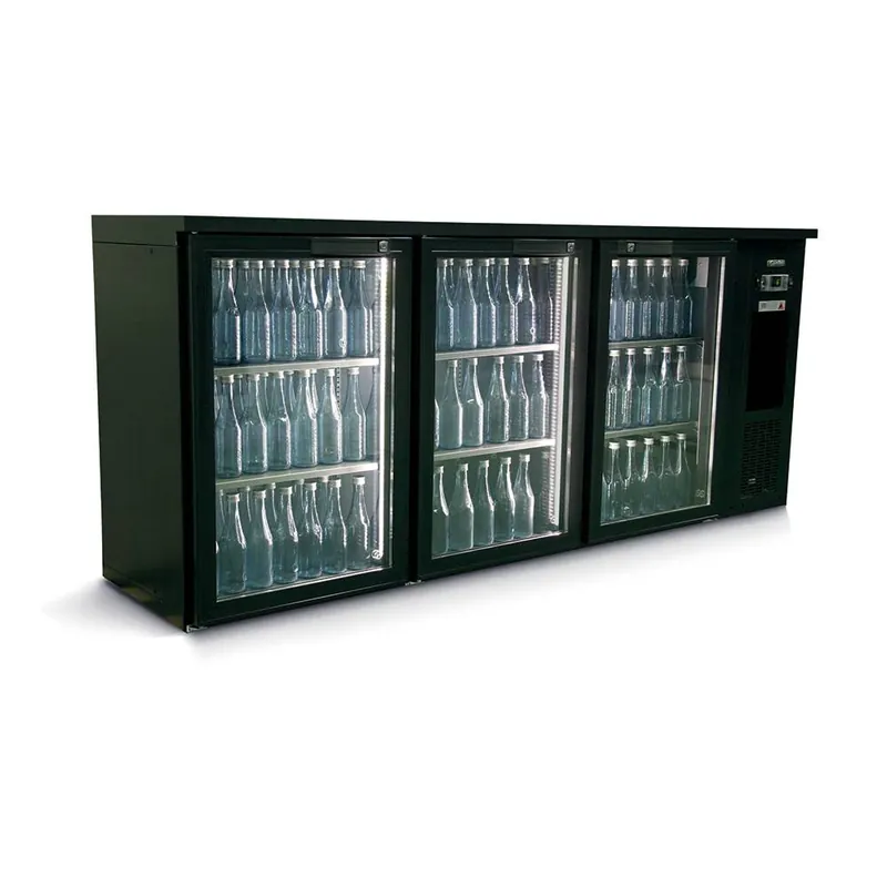 Flessenkoeling 3-Deurs - Antraciet - Gamko E3/222GMU - 537 L - ECO-Line - 1988x492x860/880mm Must-Have