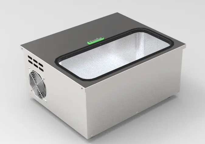Beperkt Aanbod Flessenkoeler RVS - Gamko VK/10 - Op-/Inbouw - T: 0 ° C tot +10 ° C - 510x423x253mm
