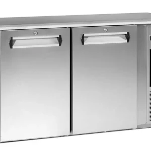 Flessenkoeling 2-Deurs - Chroom - Gamko E3/22MUCS - 344 Flessen 33cl. - 364L - ECO-Line - 1434x492x(h)840/860-880mm Beste Prijs