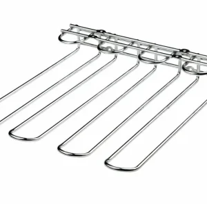 3-Delig Glazenrek - Chroom - 300x300mm Aanbieding