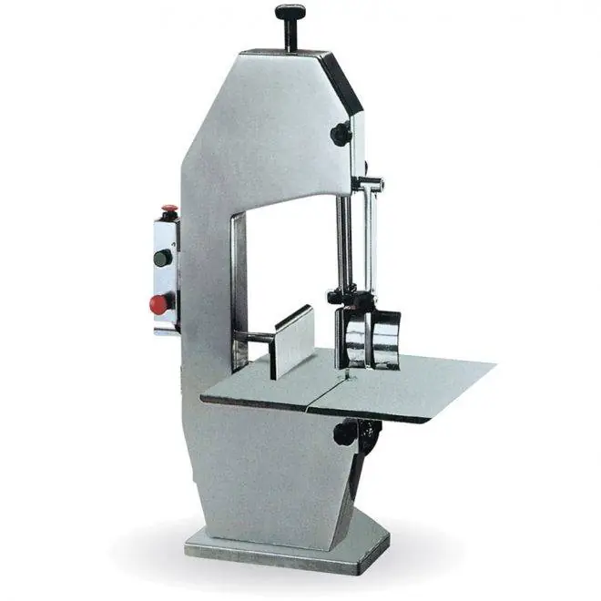 Beenderenzaag - Werktafel 330x330mm - 1,1 kW - 440x370x(H)810mm Flitsaanbieding