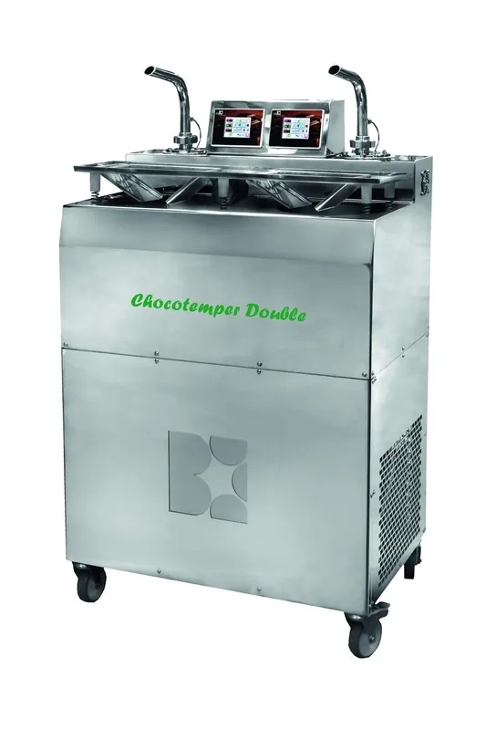 Chocotemper Dubbel - 1x 5.5kg -1x 11kg - 3,5 kW - 780x520x(H)1360mm Weekendaanbieding