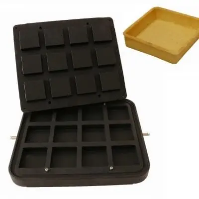 12x Square Brick - 72x72mm - 19mm Hoog Beperkte Voorraad