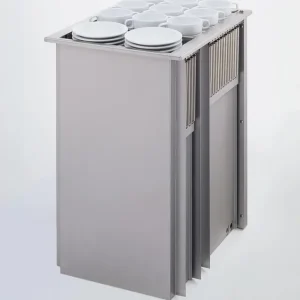Inbouwstapelaar Verwarmd - Mobile Containing 2 THSG - voor Servies - Stapelunit op Maat Gemaakt Koop Online