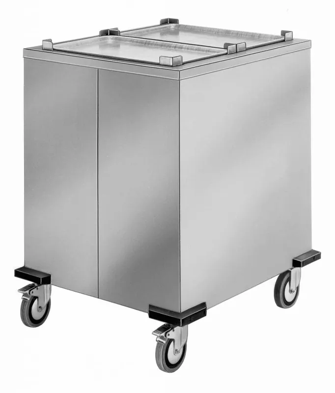 Verrijdbare Stapelaar Onverwarmd - Mobile Containing S-MS/A - 2/1 GN - 650x530mm Beste Prijs