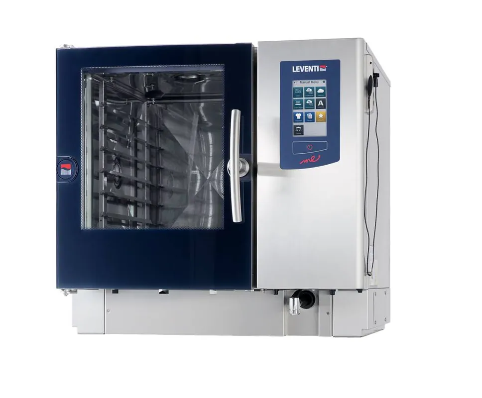 Combisteamer Leventi ME 1.06 BDI - 4x/5x/7x EN 400x600 of GN 1/1 - 9kW/3x 400V - 899x831x827(h)mm Hoge Kwaliteit