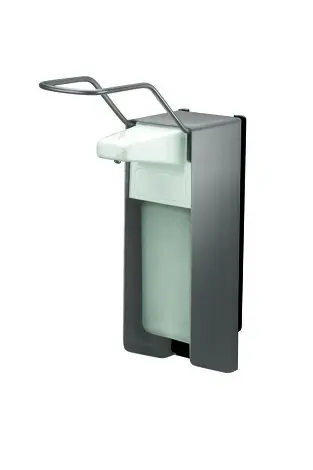 Populair RVS Zeep- & desinfectiemiddeldispenser - 220x80x(h)298 - 500ml