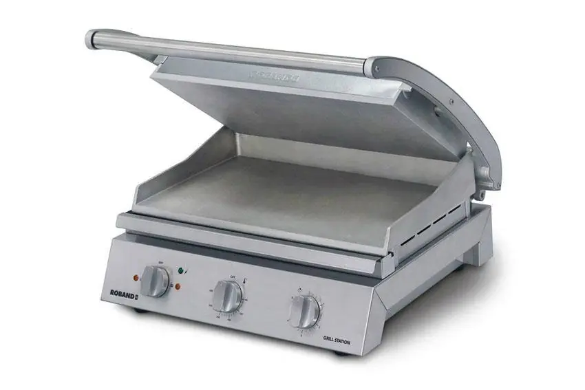 Grill Station ROBAND - 8 Sandwiches - Effen Bovenplaat - 2990W Nieuw