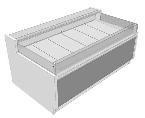 Koeltoonbank - ZARA2 VENT GI - Self Service - Verticale Frontruit - Beschikbaar in 6 Maten Must-Have